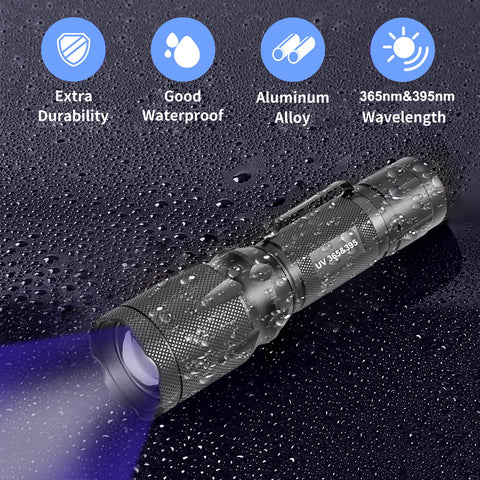 HSXMN UV Flashlight helps locate scorpions during outdoor exploration