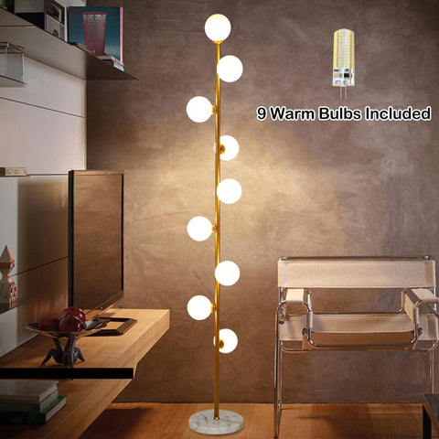 Hsyile KU300198 pedal-switch floor lamp enables hands-free light control