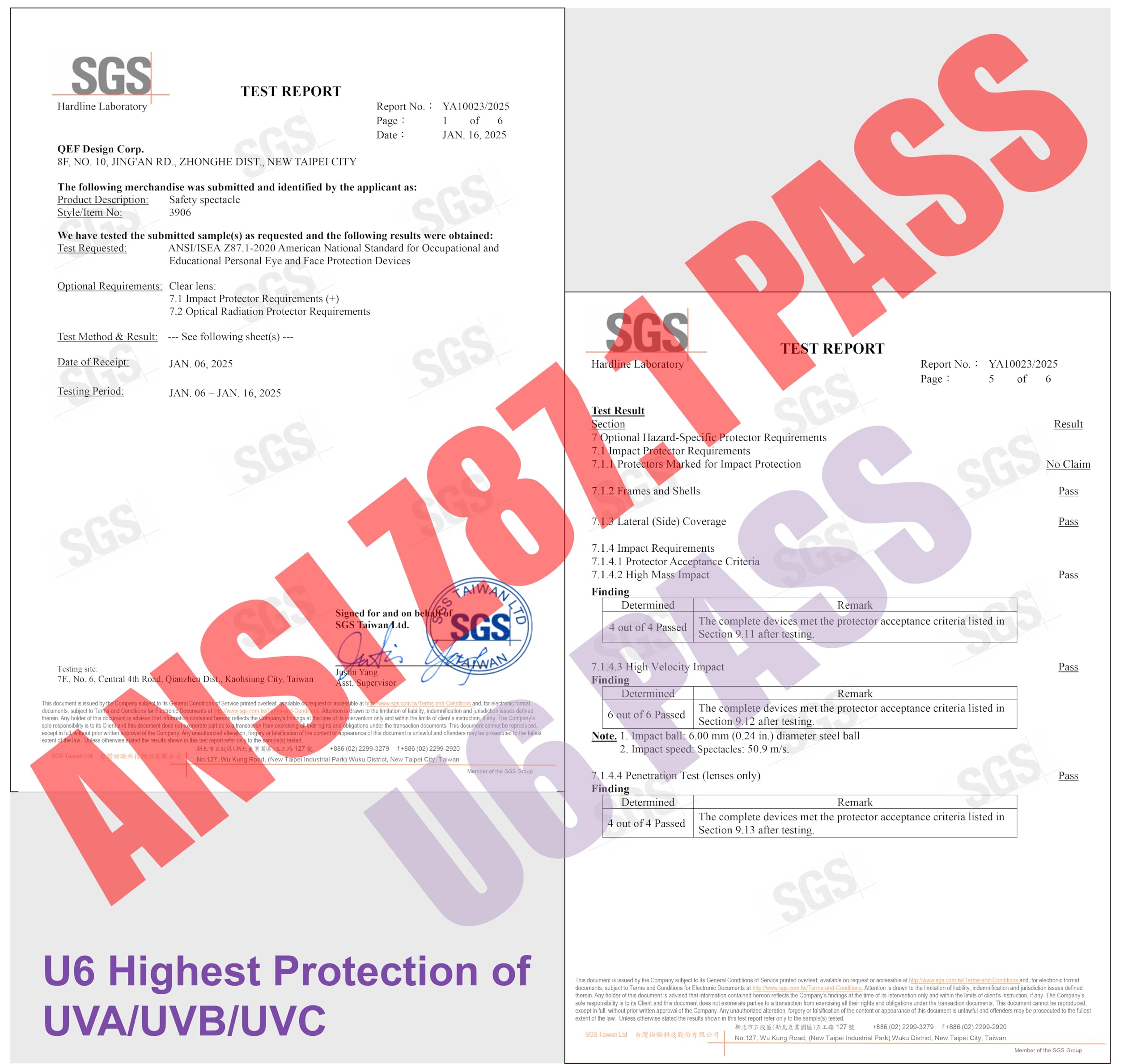 HTS HUNTERSKY integrated side shields for enhanced lateral protection.
