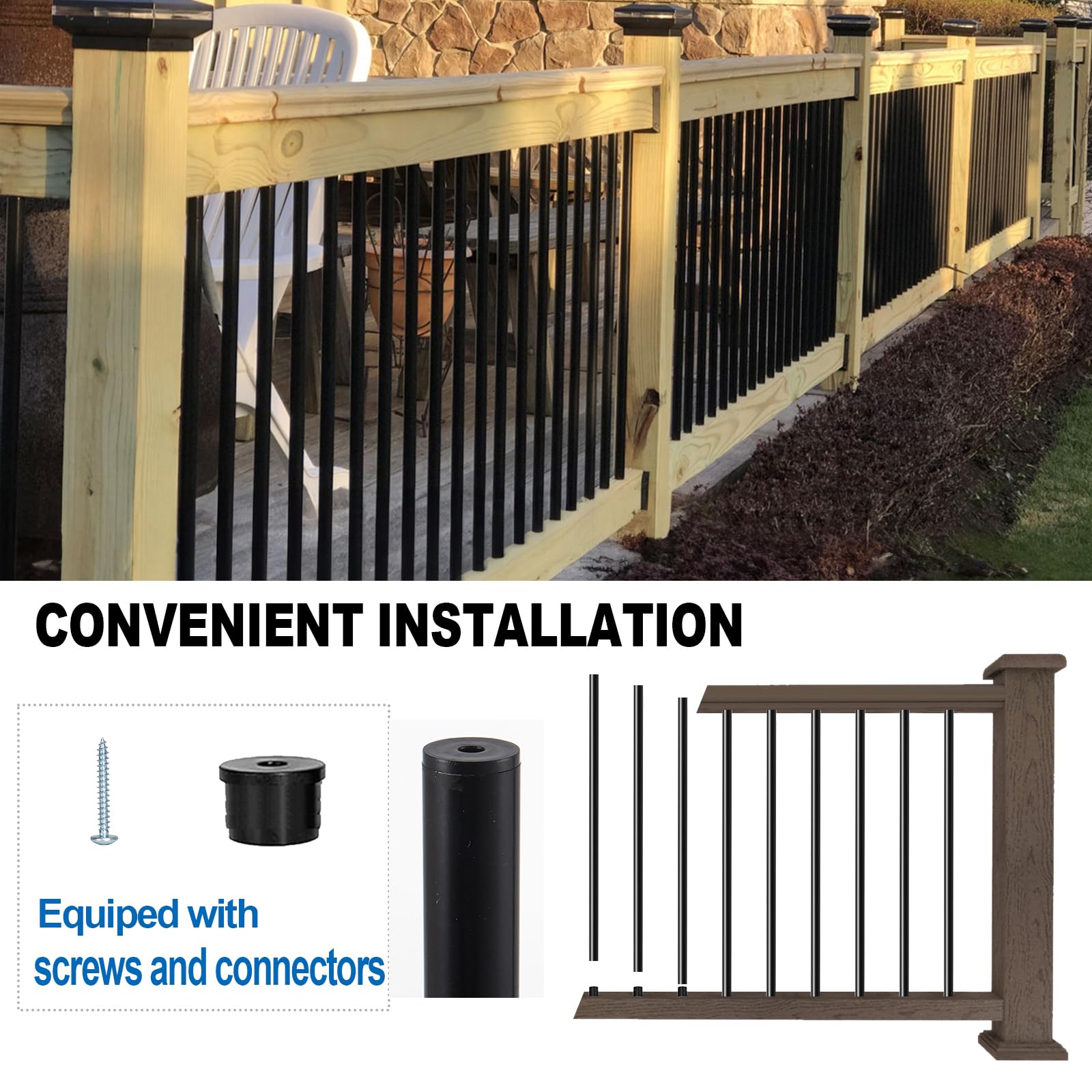 HTWAVE powder-coated finish provides durable, weather-ready protection.