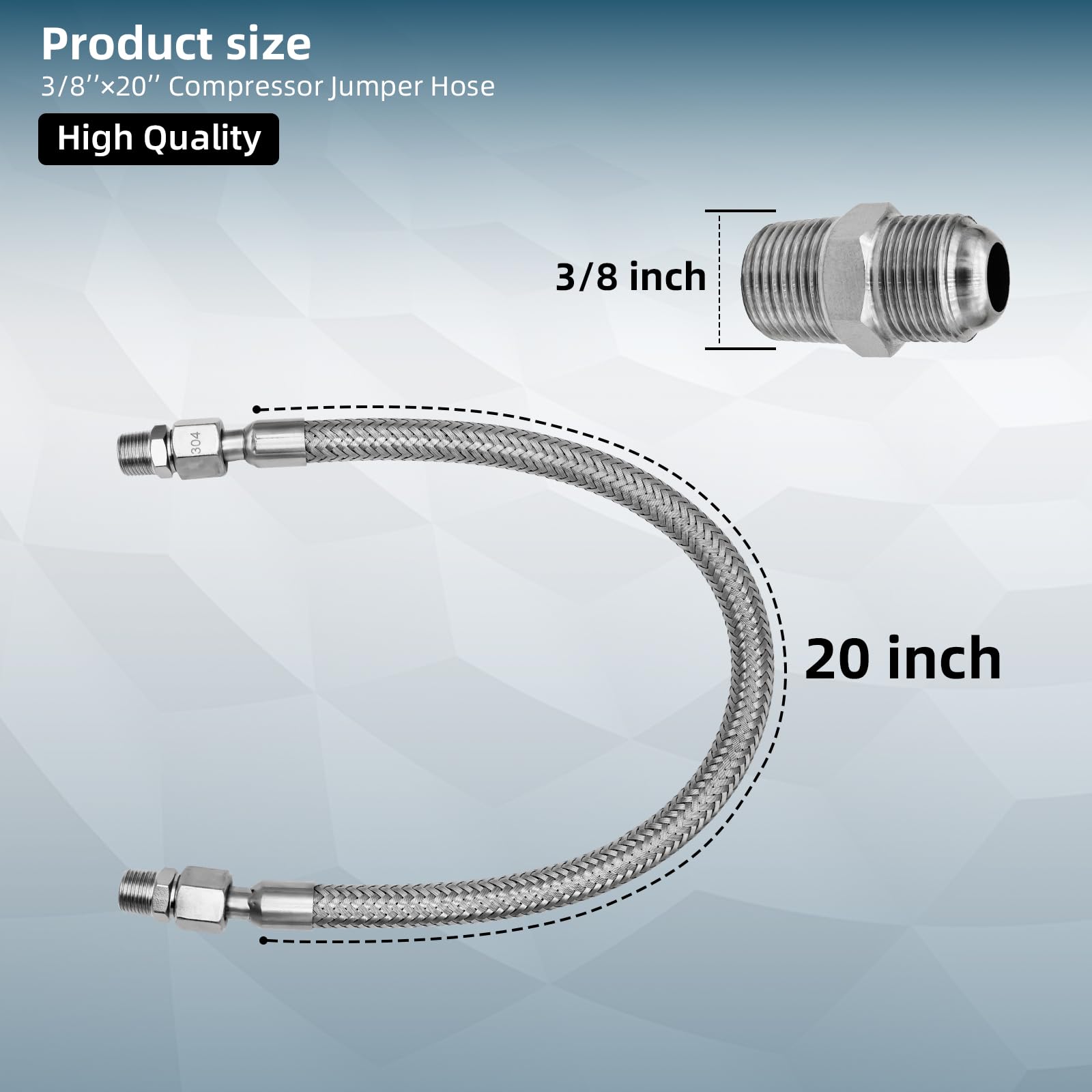 HTYPX stainless steel construction resists corrosion and heat for harsh shop environments.
