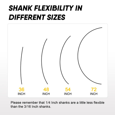 HUAALIUCHE precision hex shank ensures secure chuck fit