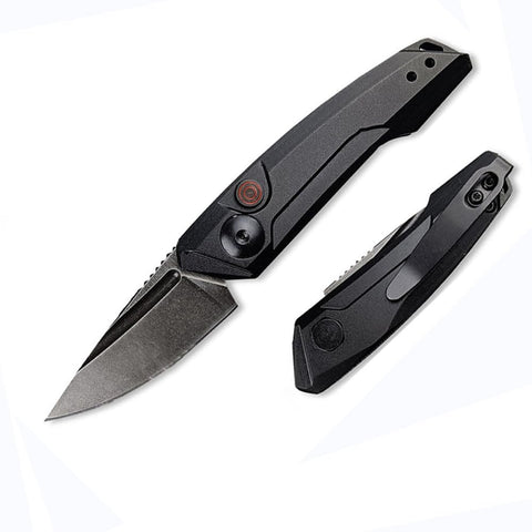 HUAAO CPM154 blade close-up showing precision and edge retention.