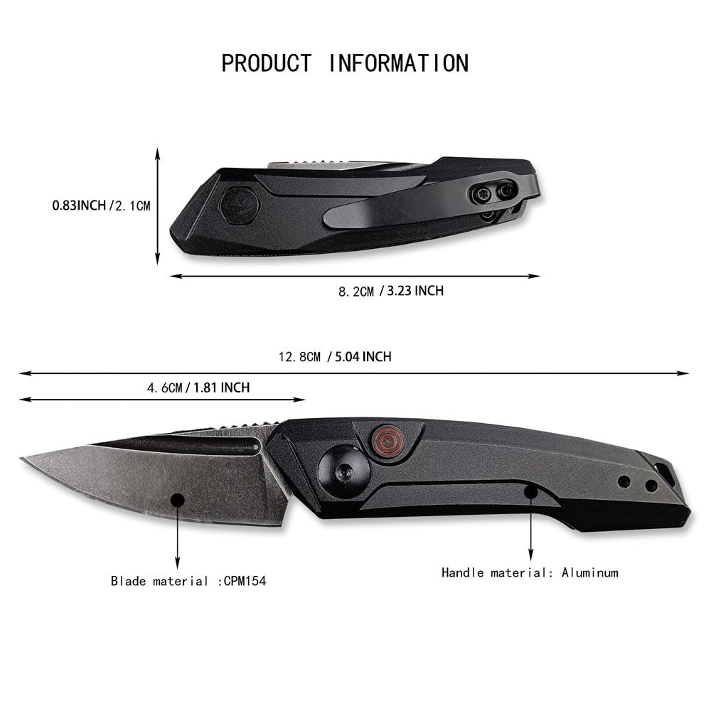 HUAAO folding knife in pocket highlighting compact portability.