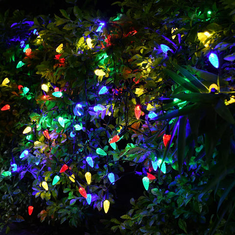 Huacenmy solar-powered lights charge by day and light up patios and gardens at night.