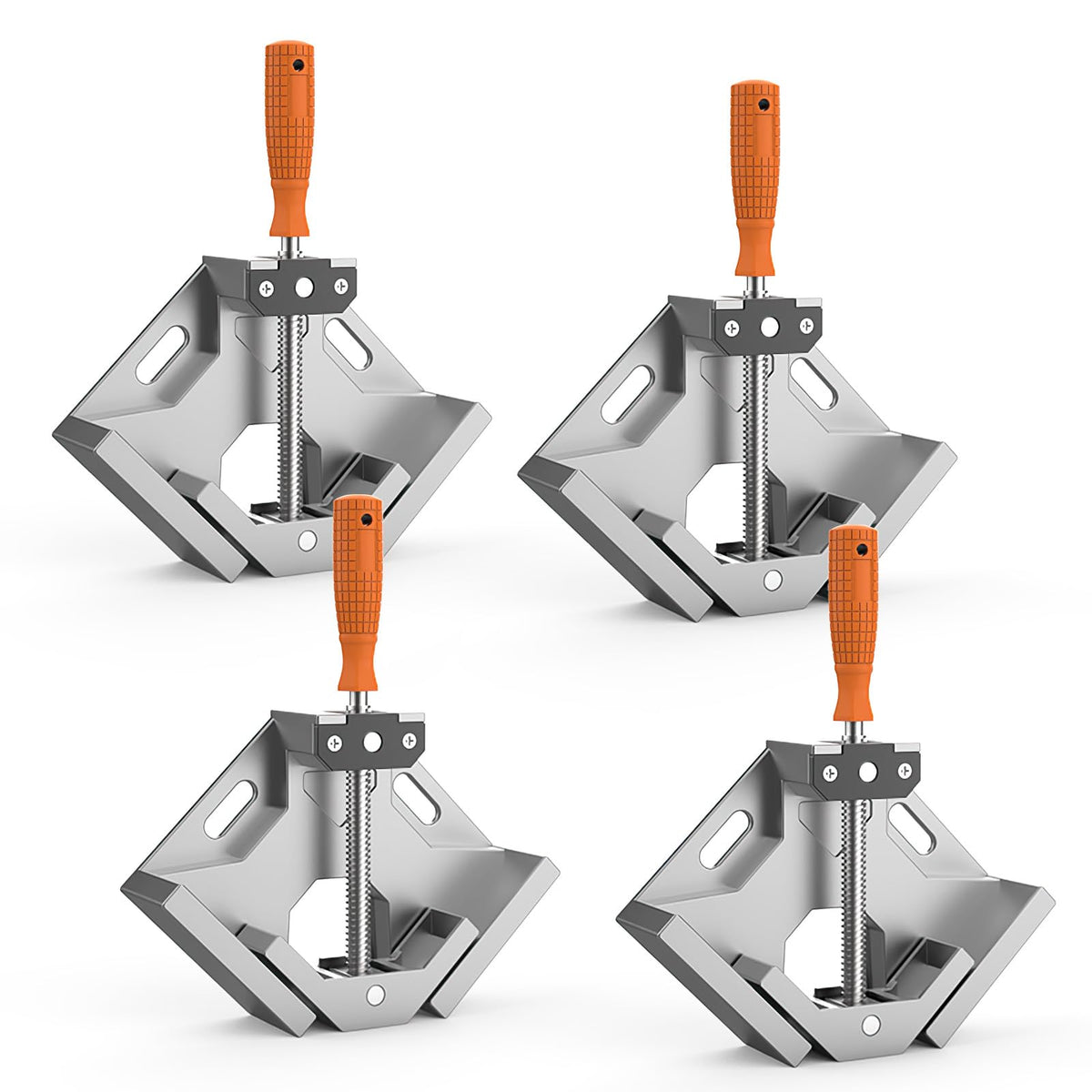 huachuanghc corner clamp assembly helps precise right-angle setup for woodworking and framing projects.