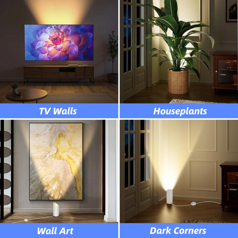 HUAEU wall art accent light adds depth to photos and paintings.