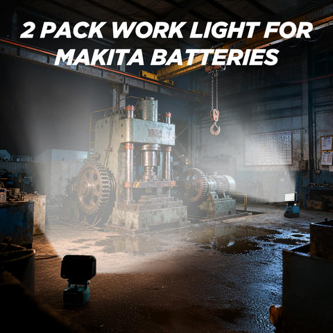 HUAKAYO 40W output brightens tight spaces for woodworking and mechanical tasks