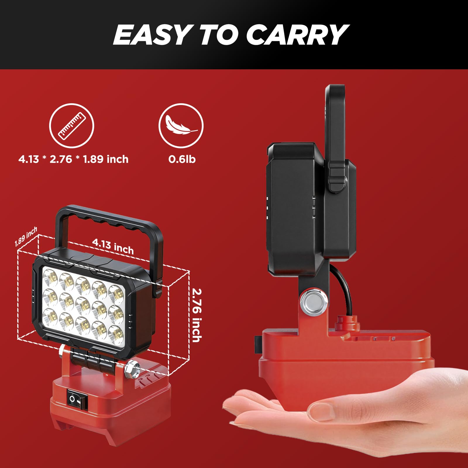 Ideal for DIYers and professionals seeking bright, reliable cordless illumination.