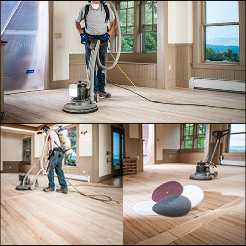 HUAALIUCHE disc removes paint and varnish from concrete and wood