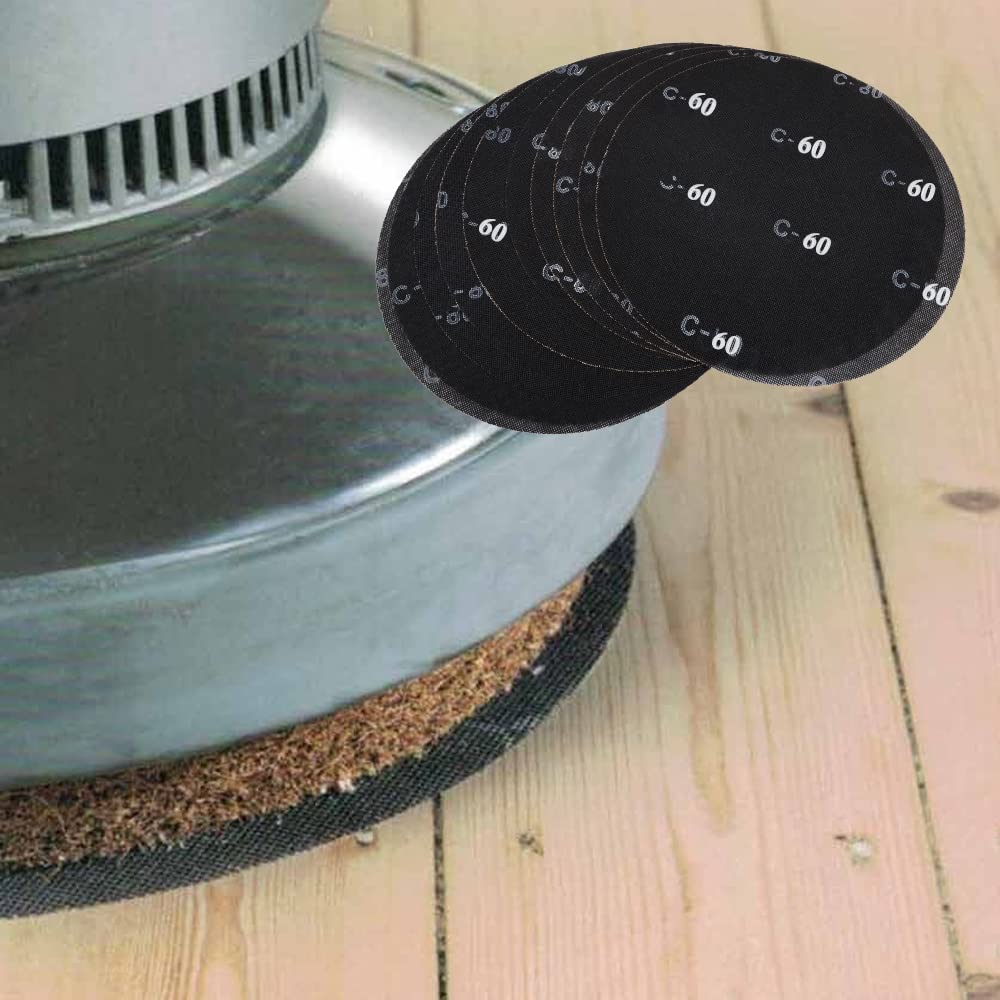 HUAALIUCHE floor-buffer compatible disc provides even surface contact