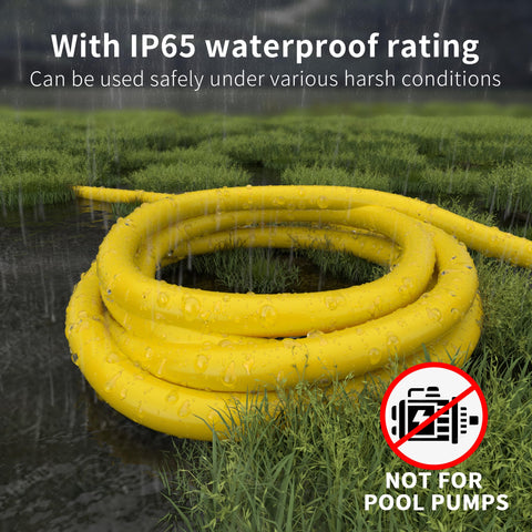 Huanchain 3-prong grounded outdoor extension cord ensures safe connections