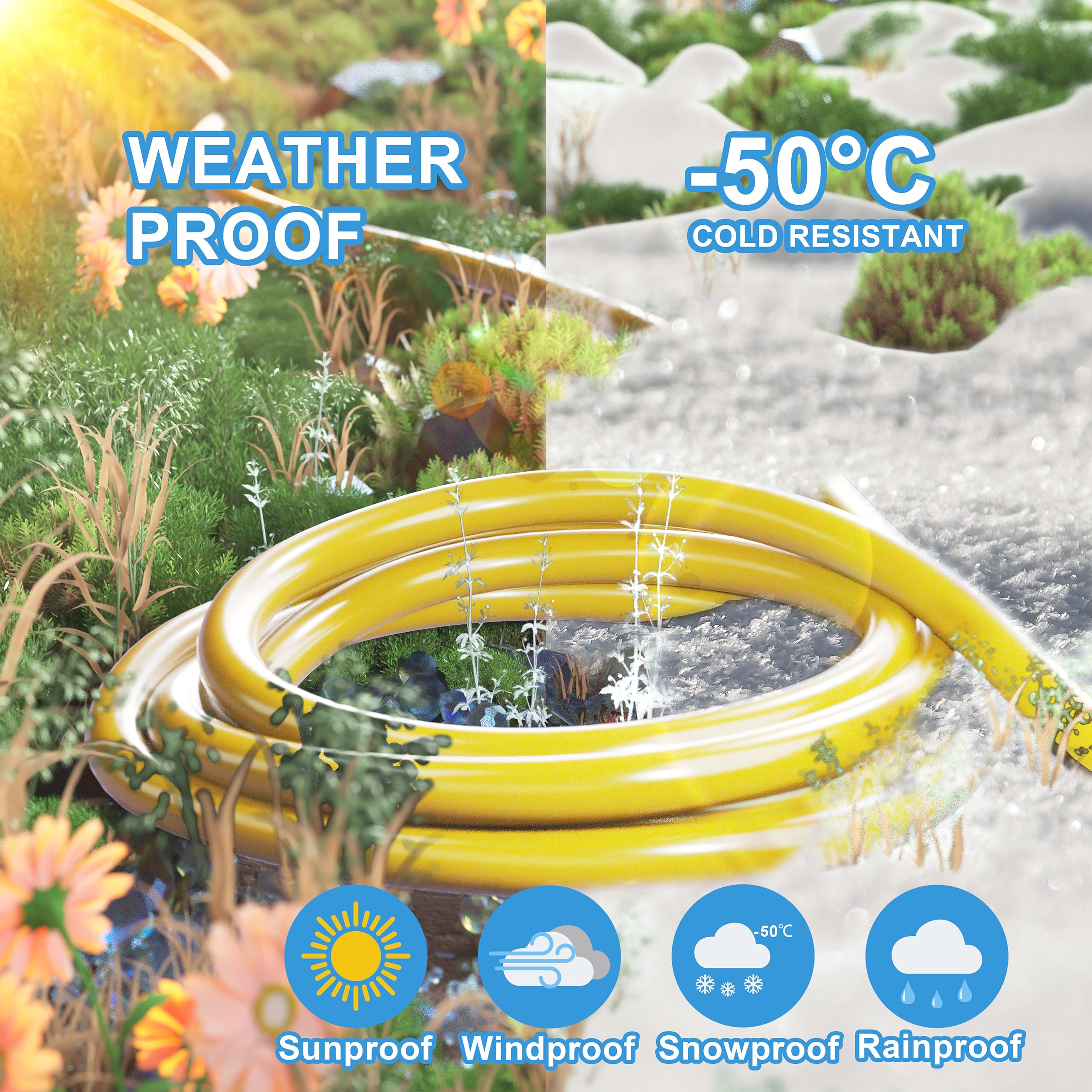 HUANCHAIN cold-resistant extension cord performs in extreme temperatures.