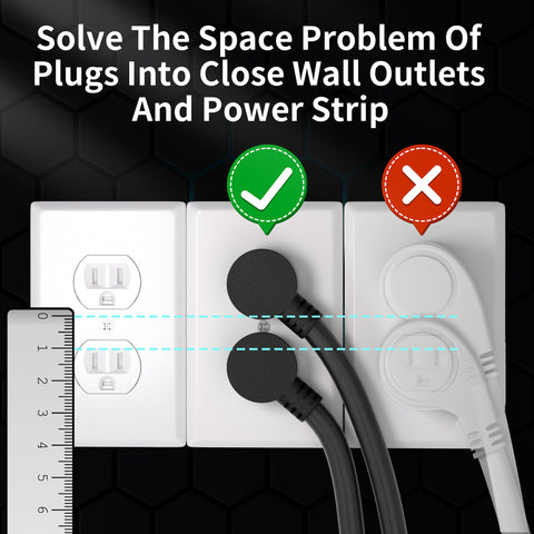 HUANCHAIN heavy-duty extension cord 15A 125V for reliable indoor and outdoor power