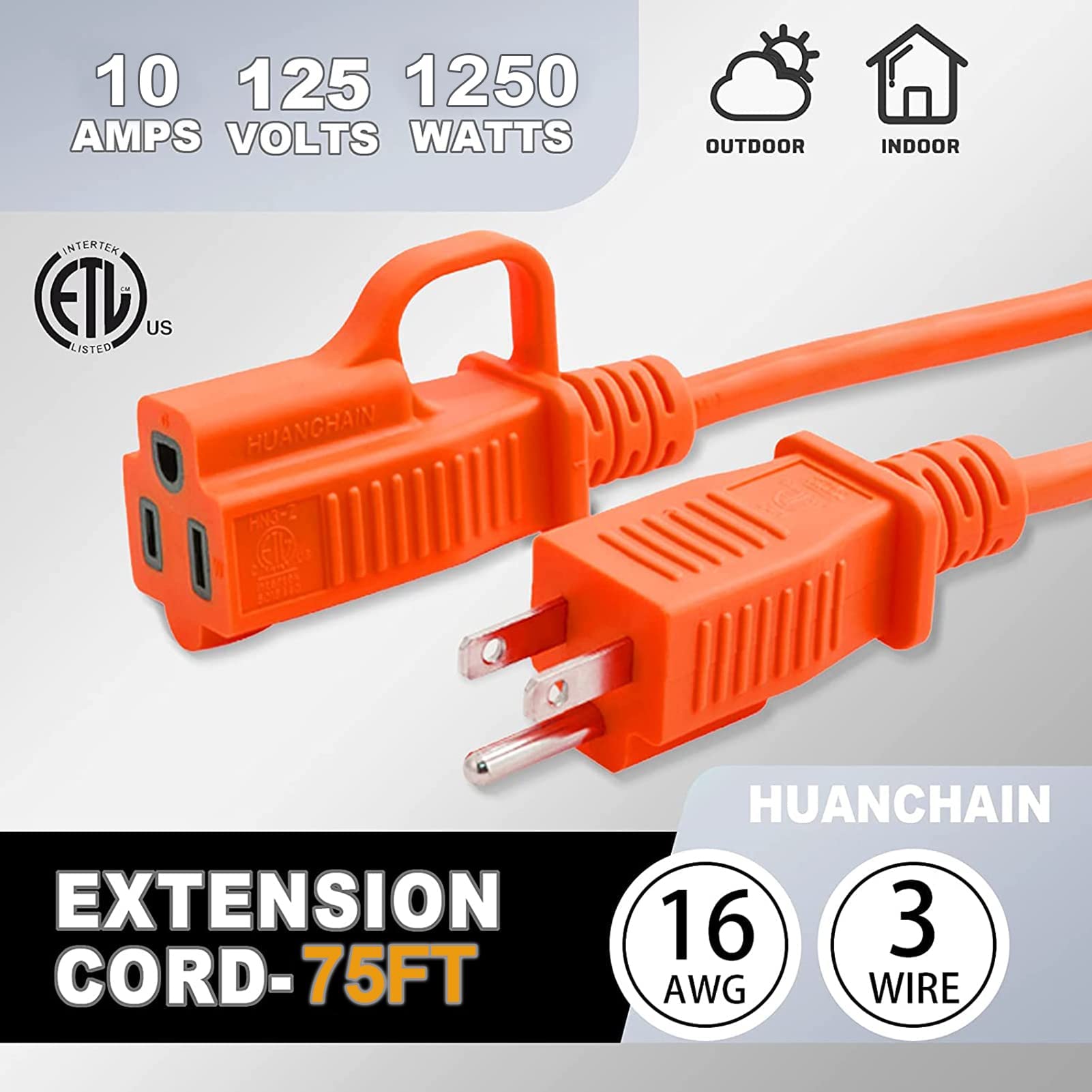 Huanchain storage straps for easy packing and reuse after outdoor work