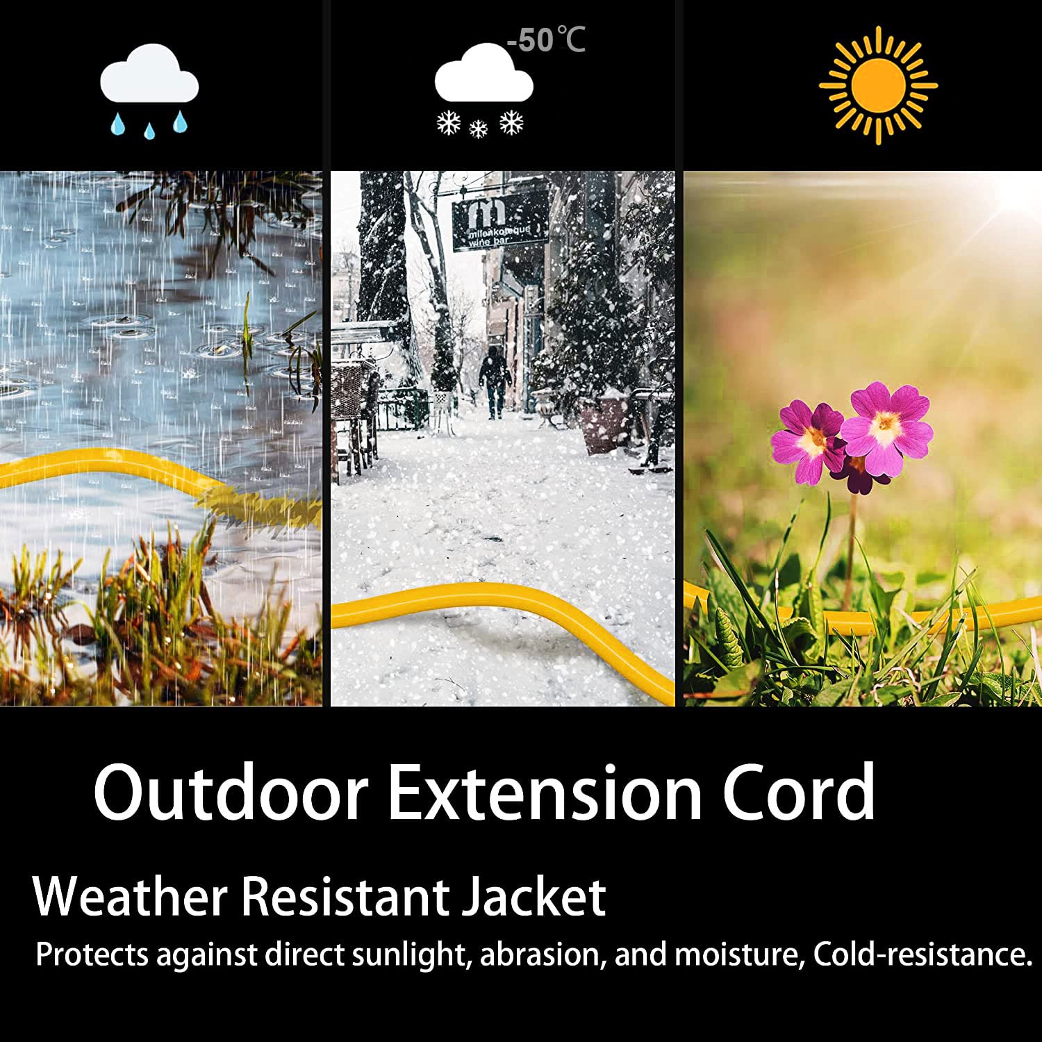 Huanchain waterproof and cold resistant design for harsh weather.
