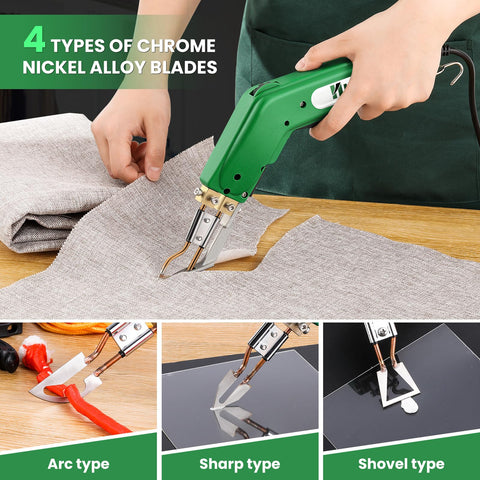 Huanyu nickel-chromium blade types for fabric, leather, and more.