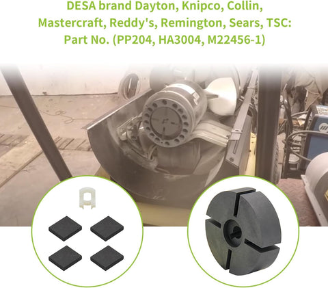Huarntwo 2 1/8 inch diameter rotor kit component view