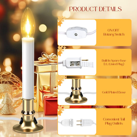 HUAZHQING C26 lamp with plug-in fuse protection minimizes outages.