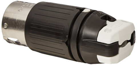 Hubbell CS8165C locking plug terminal view for secure 3P4W wiring.