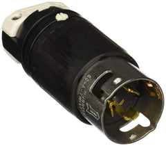 Hubbell CS8365C locking plug with rugged nylon housing for industrial reliability in harsh environments.
