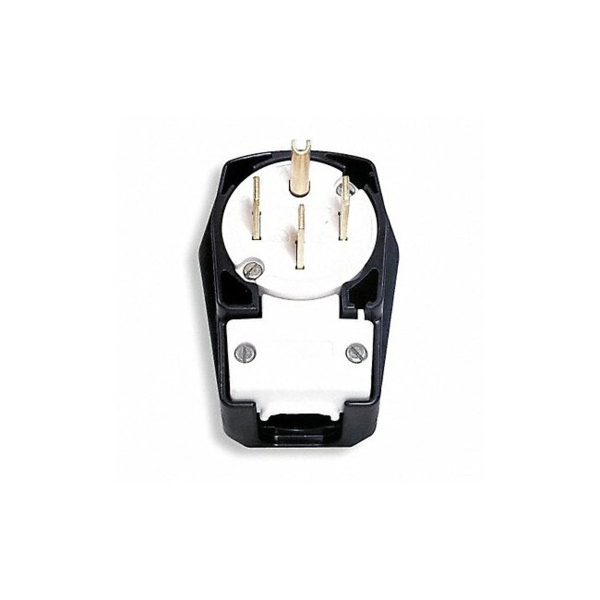 Hubbell HBL9452C angled 3-pole 4-wire plug for rugged industrial connections