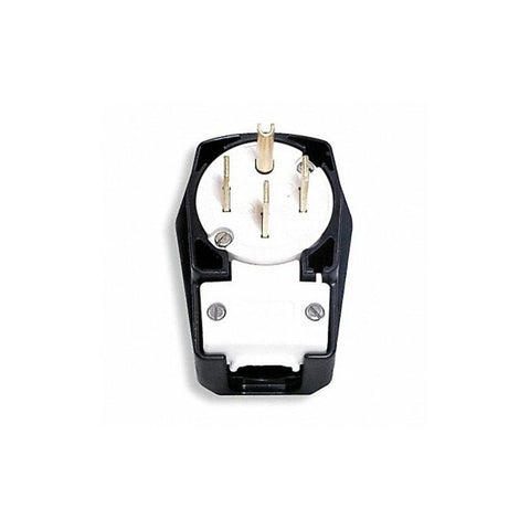 Hubbell HBL9452C angled 3-pole 4-wire plug for rugged industrial connections