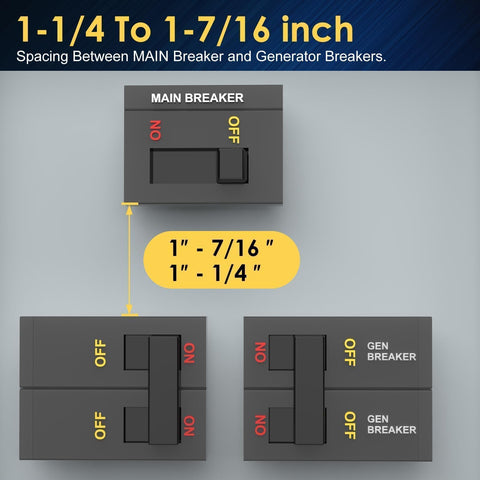 HUBRV generator interlock hex nuts provide strong, vibration-resistant fastening.
