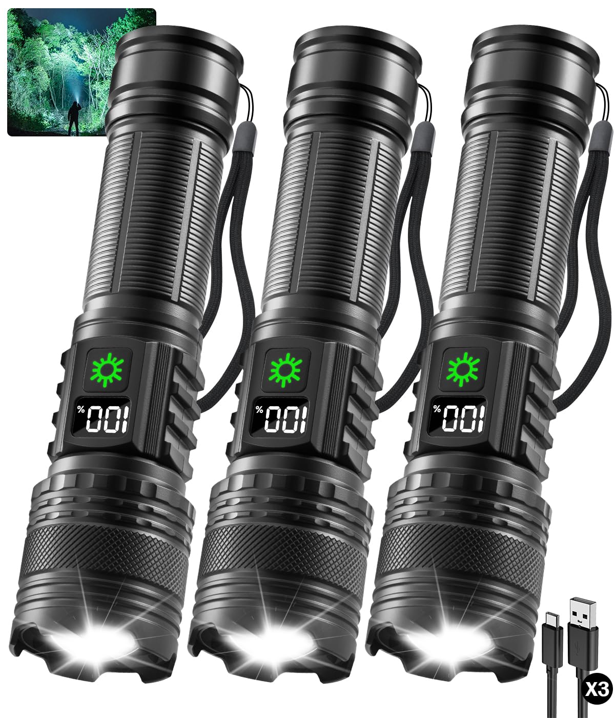 Huccbs 9900FL LED beam for long-range visibility outdoors
