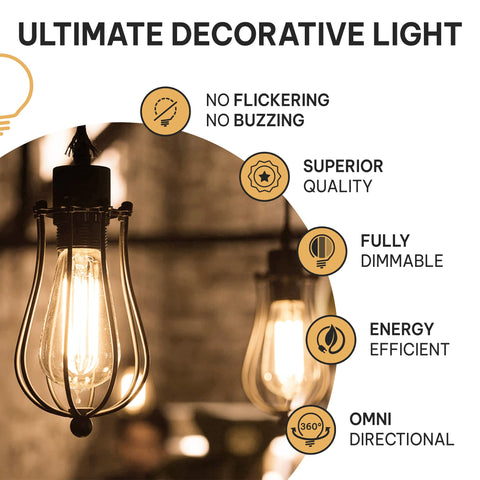 HUDSON BULB CO. warm white glow creates inviting ambiance in kitchens.