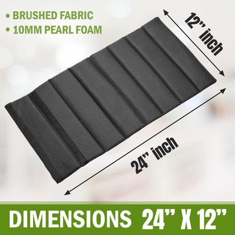 Hudson Comfort round column wrap showing 10 mm foam padding and soft edge