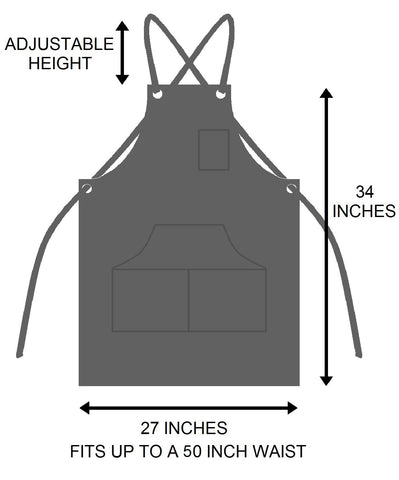 Hudson Durable Goods waxed canvas apron XXL fit supports long shifts.