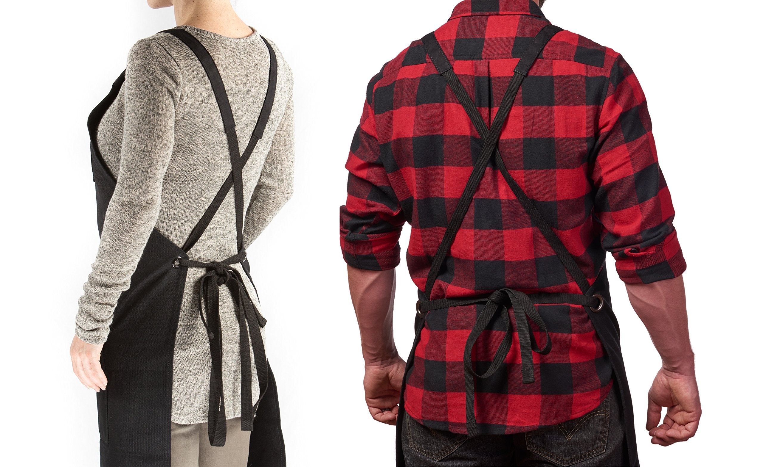 Hudson Durable Goods waxed canvas apron tool pockets keep essentials within easy reach.
