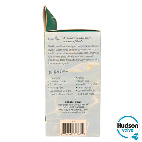 Hudson Valve freeze-resistant feature ideal for outdoor installations.