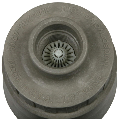 Hudson Valve installation close-up demonstrates simple attachment to plumbing.