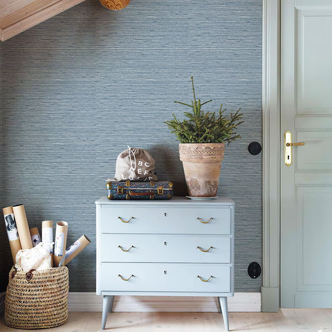 HueBurst grasscloth wallpaper long and short panels for versatile coverage