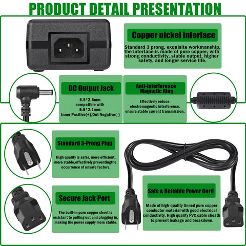 HUEMIHUI 24V 10A power supply connected to LED strip setup
