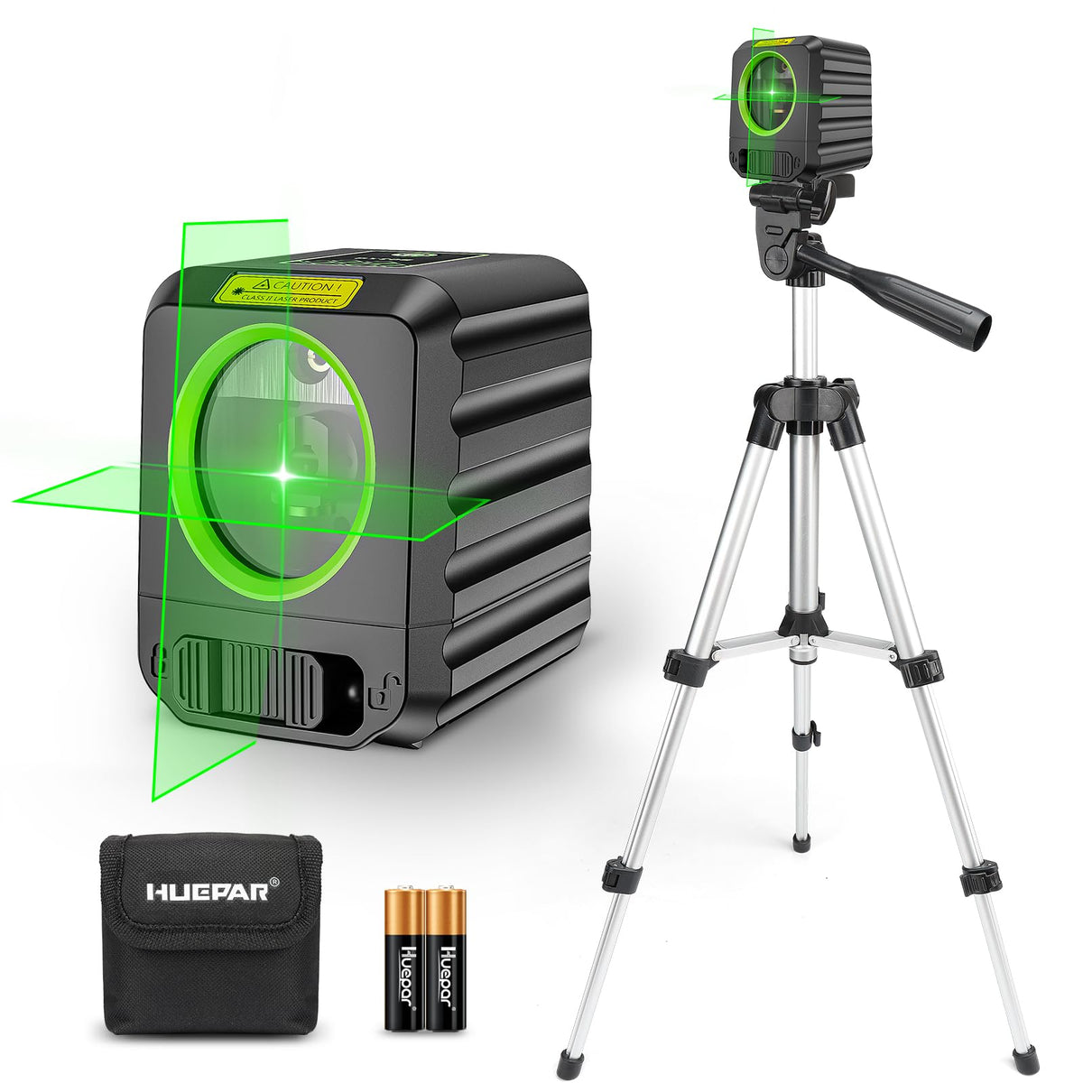 Huepar 100ft laser level cross lines project for precise indoor alignment