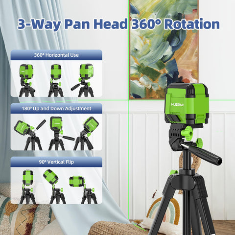 Huepar adjustable legs and center column extending height from 16.5 to 60 inches