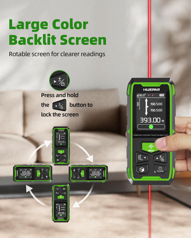 Huepar accessory pack included with charger, strap, and user manual.