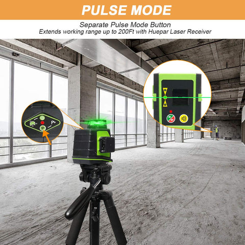 Huepar GF360G USB charger and Li‑ion battery for field use