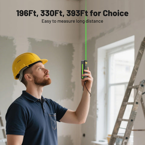 Huepar IP54 shell protects against dust and splashes on site.