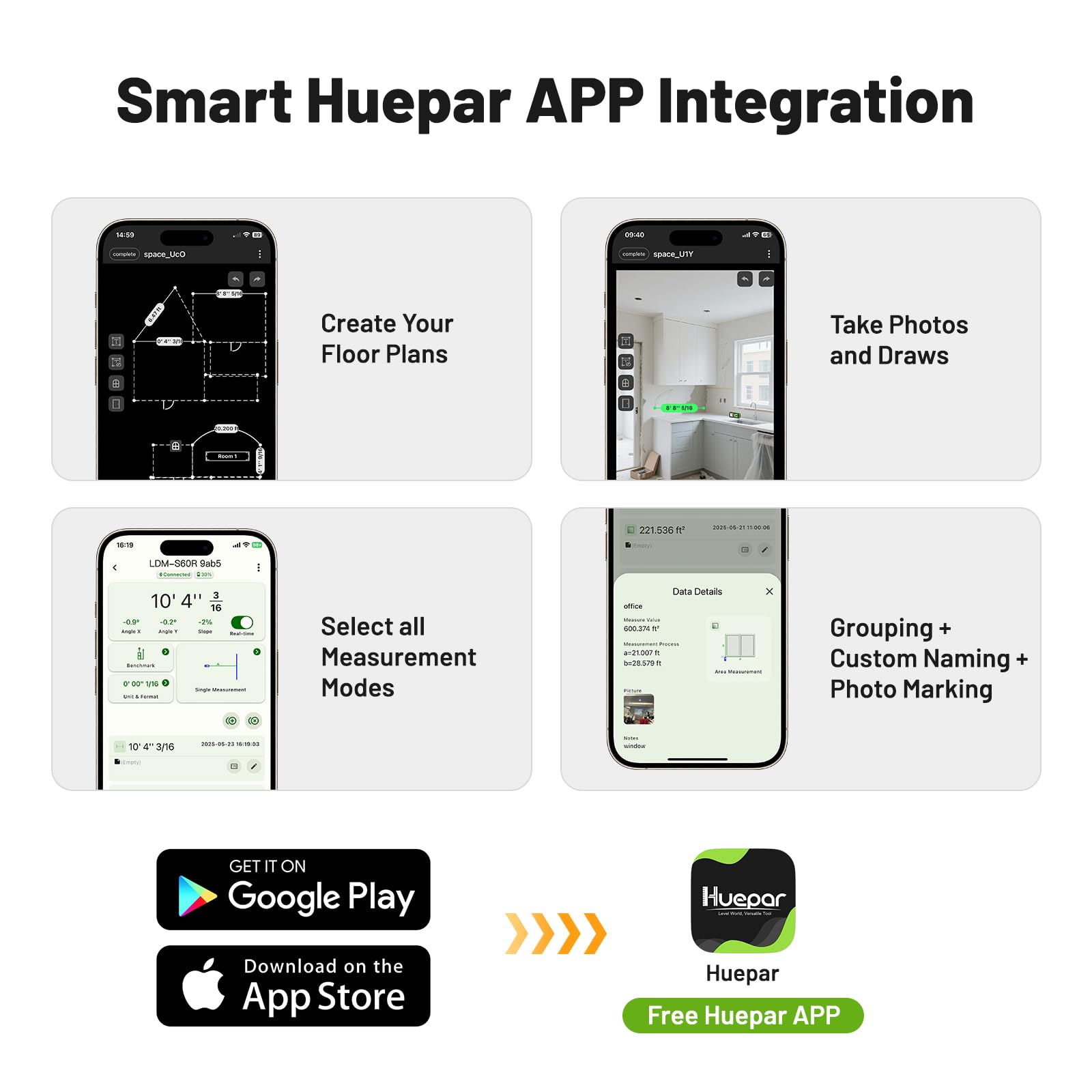 Huepar backlit display in use for dim conditions