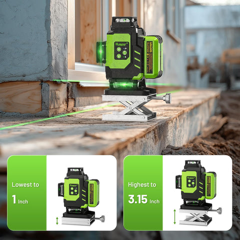 Huepar LS04CG pulse mode extends range for outdoor use