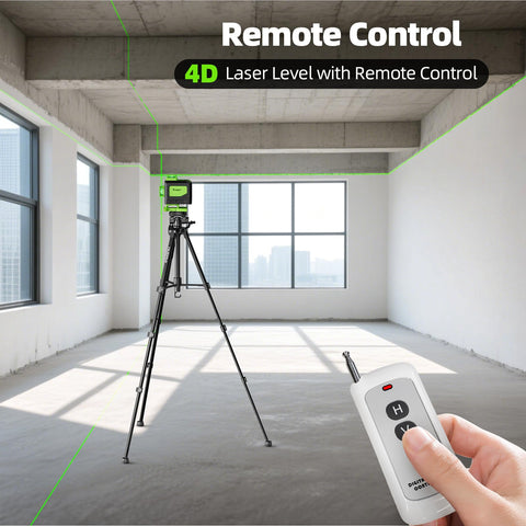 Huepar laser level remote control for convenient operation from a distance.