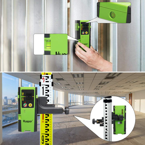 LR-6RG detector battery compartment and long-lasting 9V power source