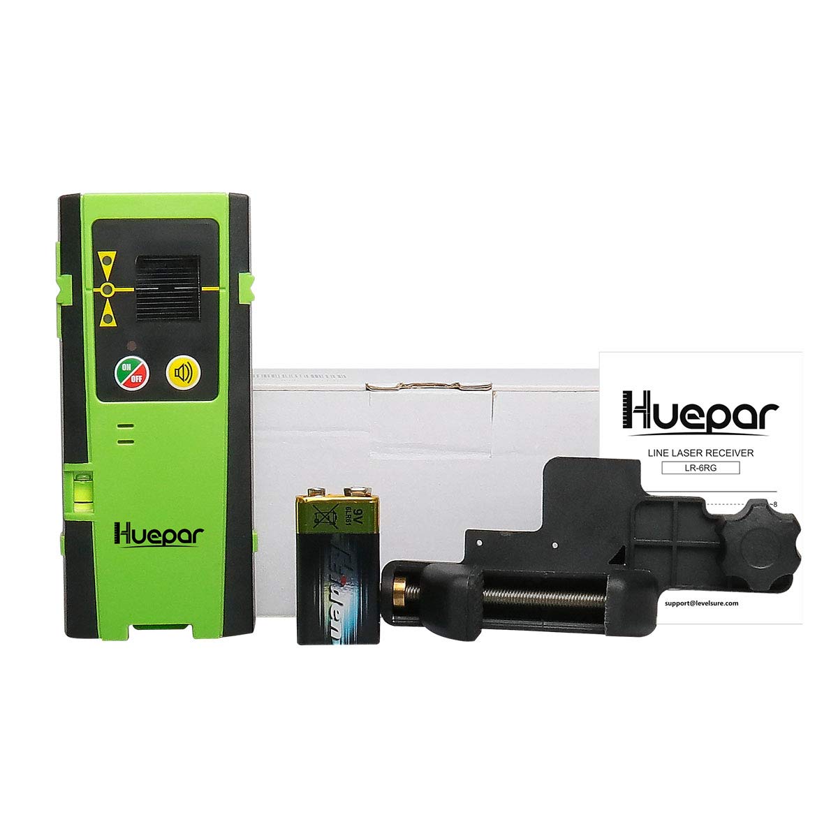 LR-6RG detector in use on site facilitates fast alignment with audible feedback