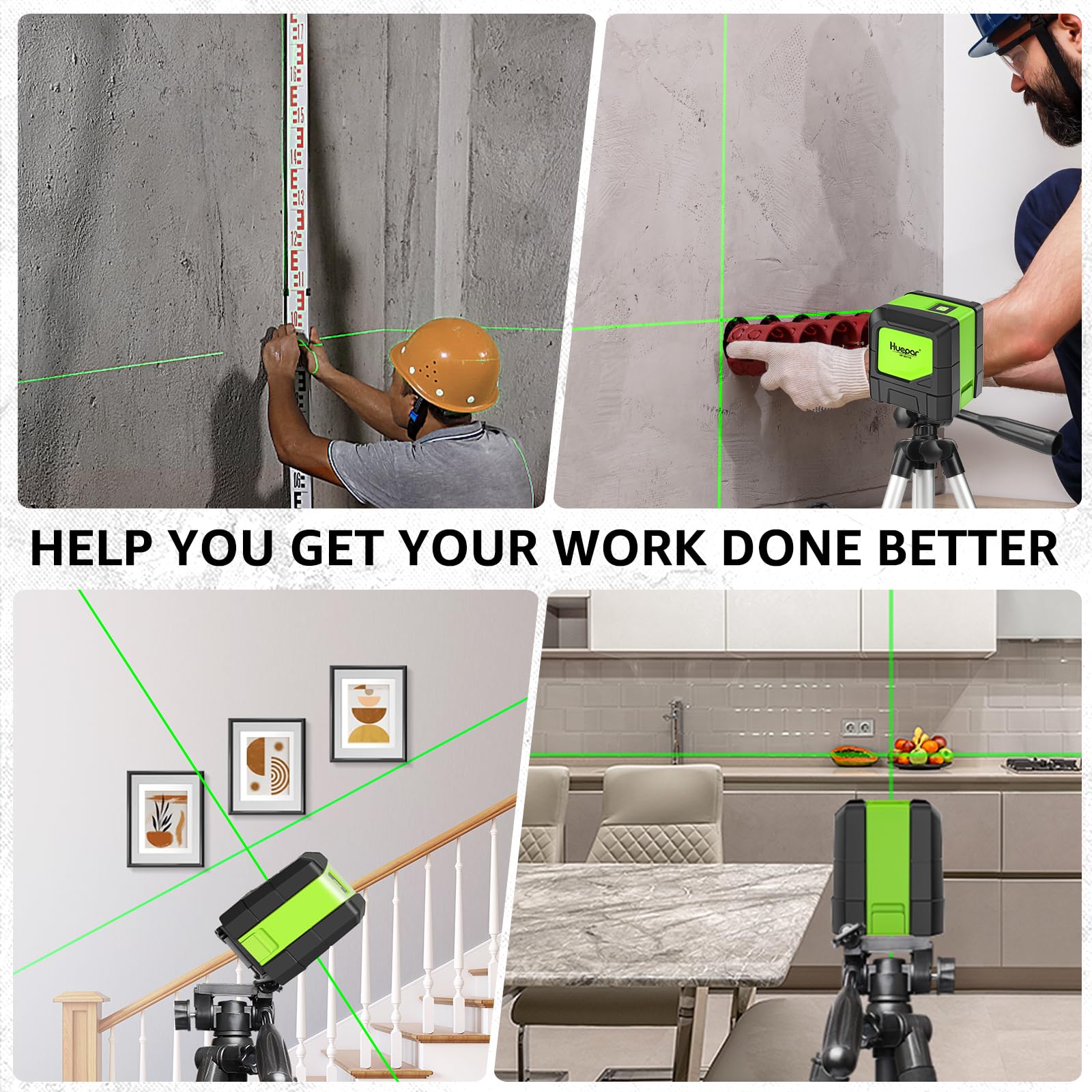Huepar M-9011G 360-degree magnetic-base attachment for hands-free setup