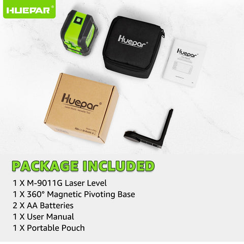 Huepar M-9011G drop-tested durability for rugged job sites