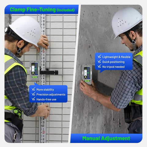 Huepar Pro LR300 audible alerts aid quick line calibration